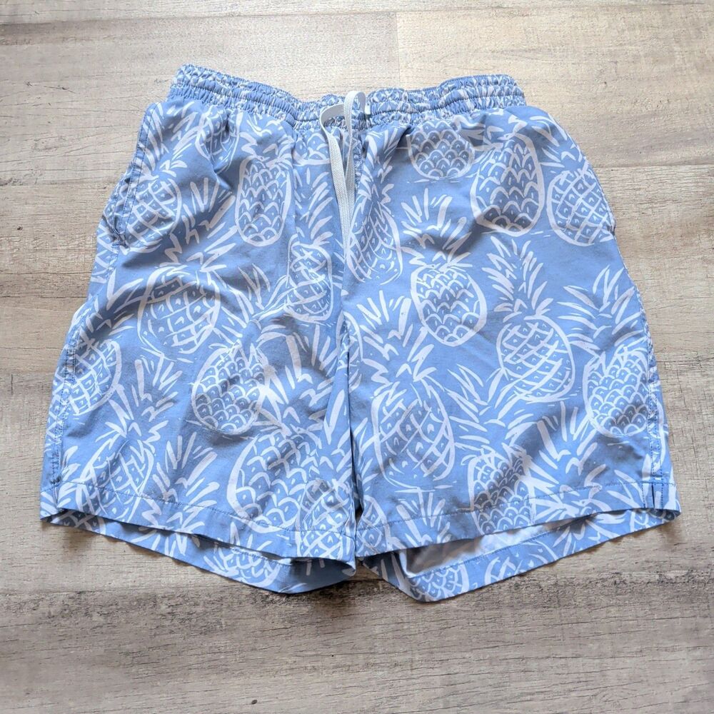 Chubbies Men’s 7” Pineapple Classic SwimTrunk Size L Blue